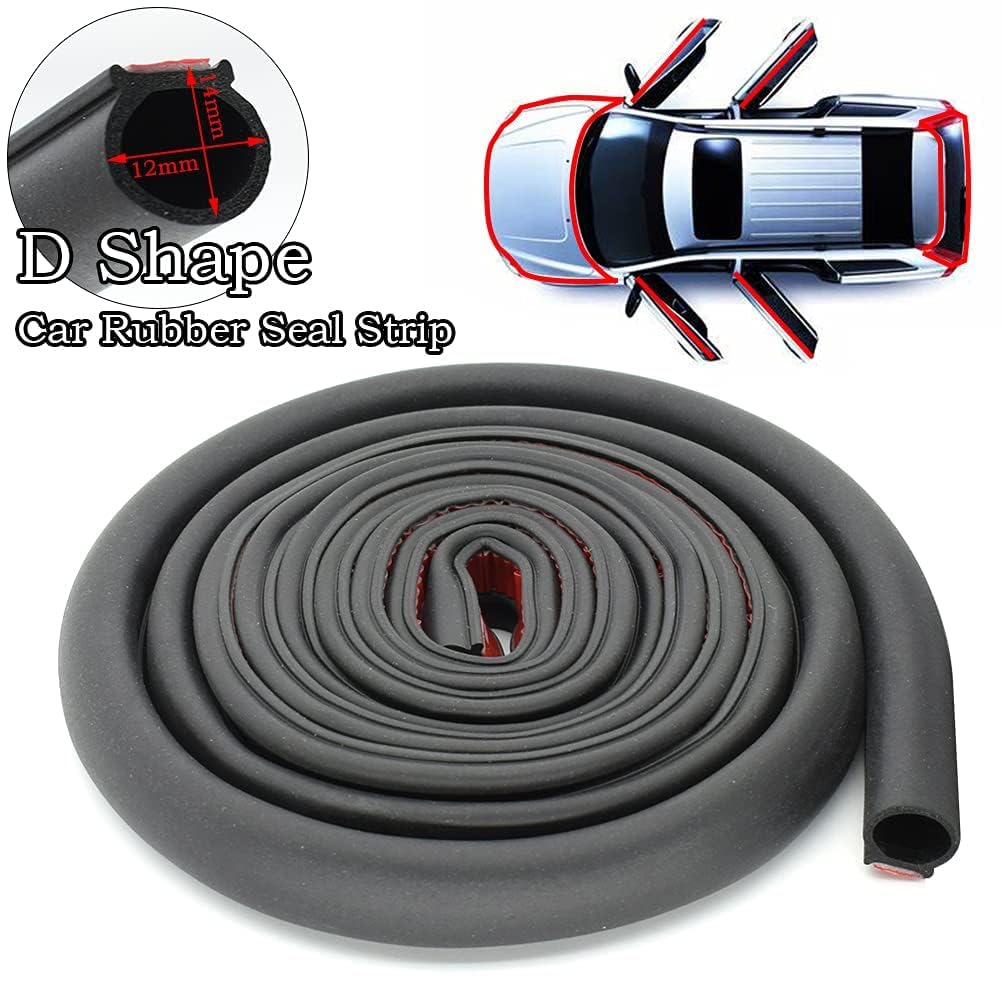 Tira de goma para camión, sello de cabina de puerta de coche grande D pequeño D, tira insonorizada para maletero, tira de cubierta de motor, tira de sellado impermeable y contra el polvo