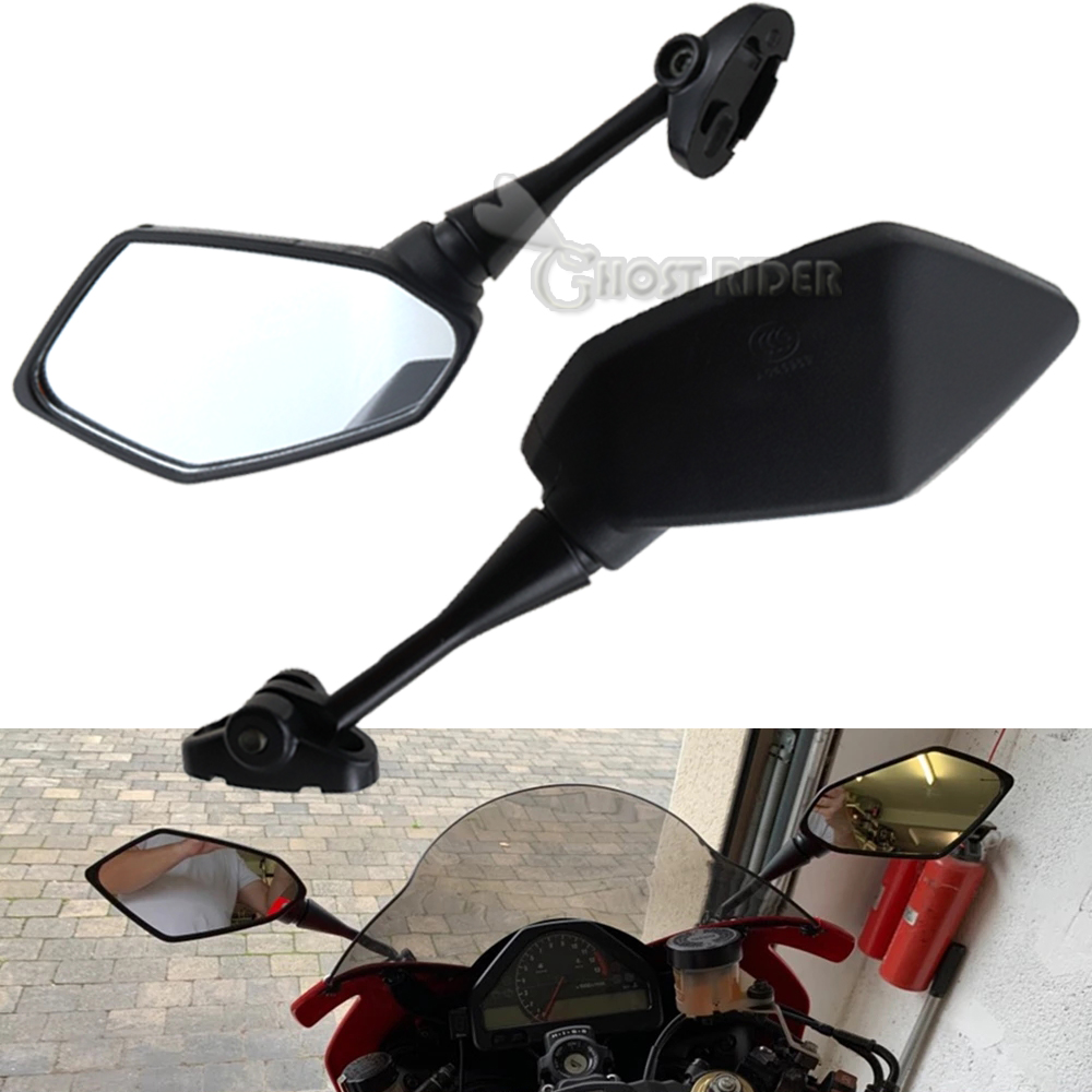 Untuk Honda Cbr125r 250R 150R 300R 400RR 500R 650R 650F CBR RR Mirror Tampilan Belakang Skuter Motor Mirror Tampilan Karbon
