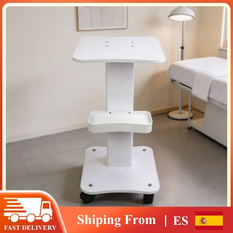 Schoonheidssalon trolley 40kg draagvermogen rollende schoonheidsapparaatwagen 360° °   Draaibare wielen schoonheidsinstrumentenstandaard voor salon, kliniek, thuis en spa