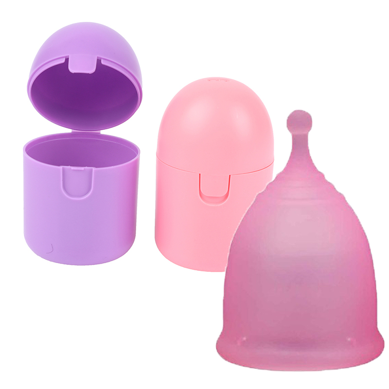 Custodia per tazza mestruale portatile, sterilatore, scatola di disinfezione, custodia per tazza mestruale