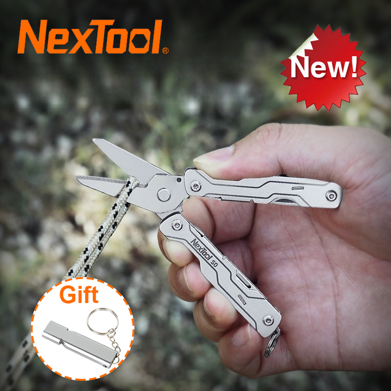 NexTool 8 в 1, мини-матросские ножницы S0, микробрелок, многофункциональный инструмент, отвертка, портативный карманный складной инструмент EDC для путешествий