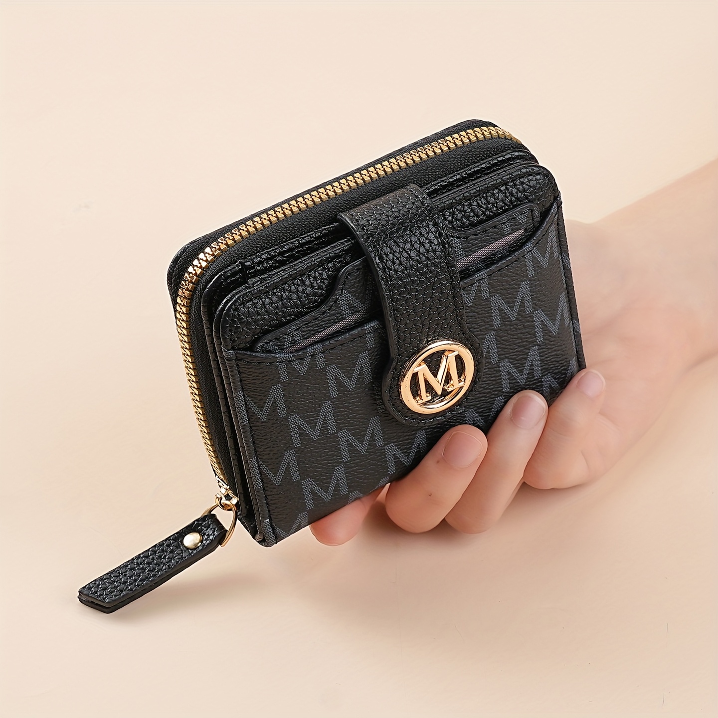 Dompet Wanita Banyak Slot Kartu, Kantong Uang Tunai, Gaya Retro, Dompet Mini, Pesona Minimalis, Aksesori Perjalanan, Perlengkapan Harian