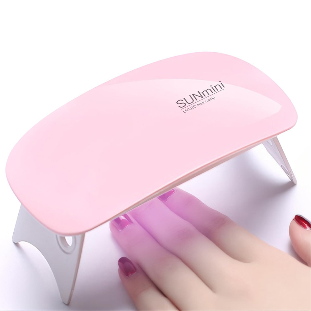 Lampe à ongles pliable 6w lampe à Led Uv pour Machine à ongles 6 Led Uv Gel vernis à ongles sèche lampe outil de manucure équipement professionnel