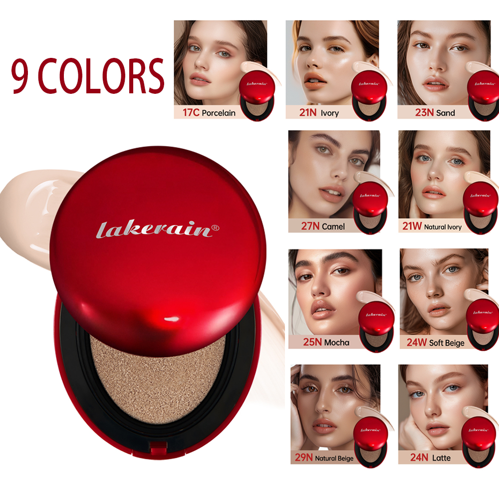 ครีมกันแดด Cushion Foundation Fit Cushion Foundation Full Coverage กันน้ําคอนซีลเลอร์ติดทนนานแต่งหน้าติดทนนาน