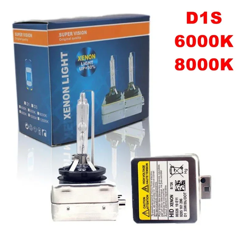 Ксеноновая лампа D1S 35W 8000K 6000K, оригинальные ксеноновые лампы HID, лампы для фар D1 D1S D1C, автомобильные лампы HID