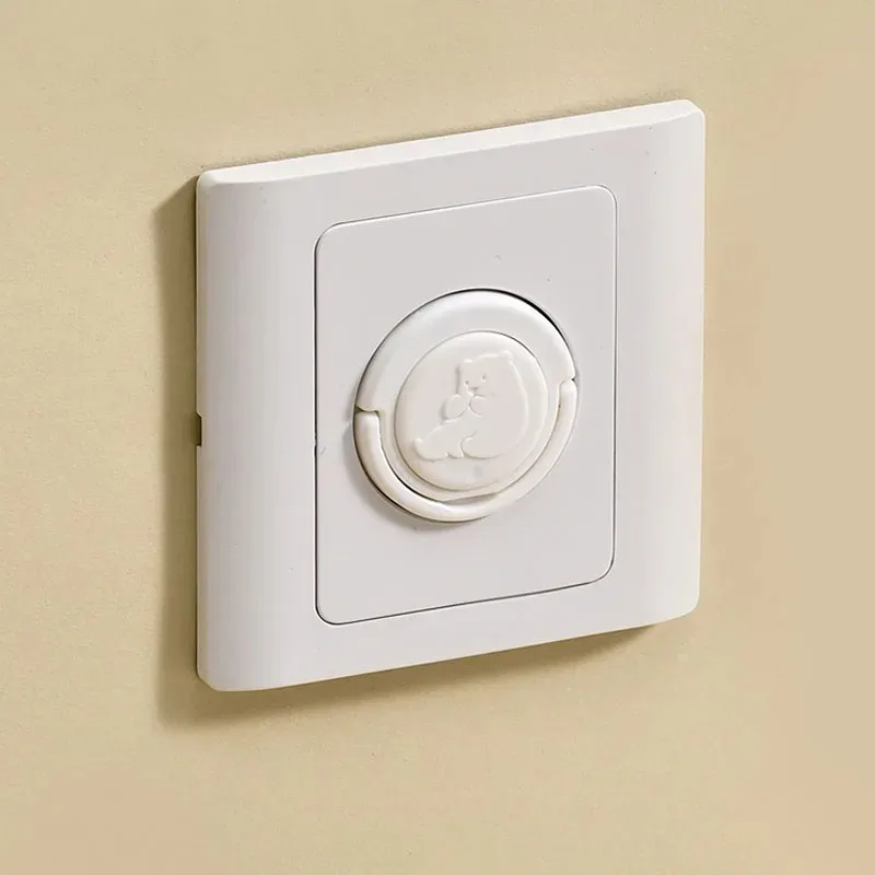 10pcs Baby Safety Socket Covers Child Electric Shock Protection Anti-electric Shock Outlet Protectors for Home Security
