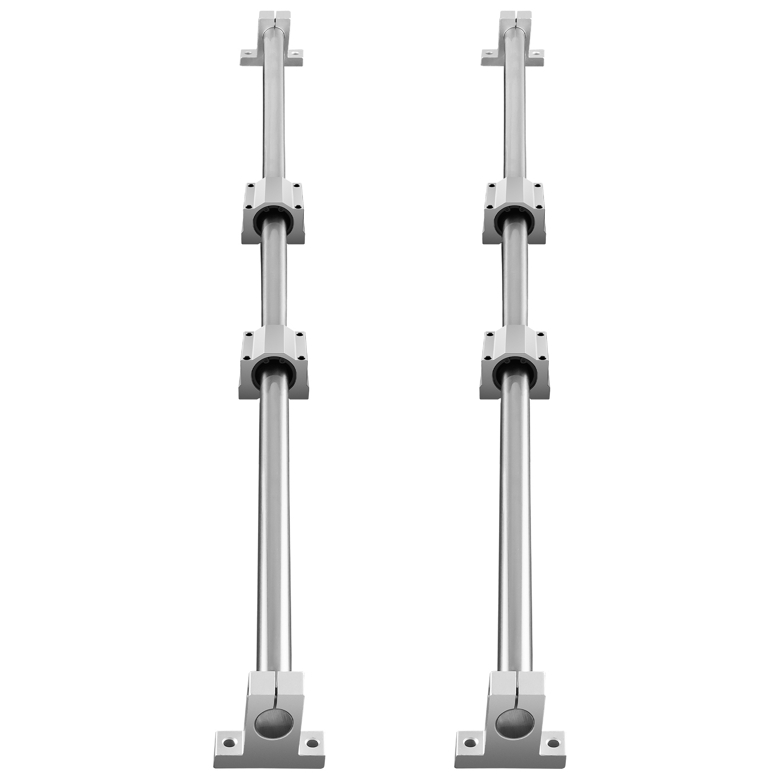SucceBuy SFC 2 pièces Rails de guidage linéaires SFC16 SFC20 1000/2000mm et 4 blocs coulissants haute charge pour bricolage CNC routeurs tours fraises