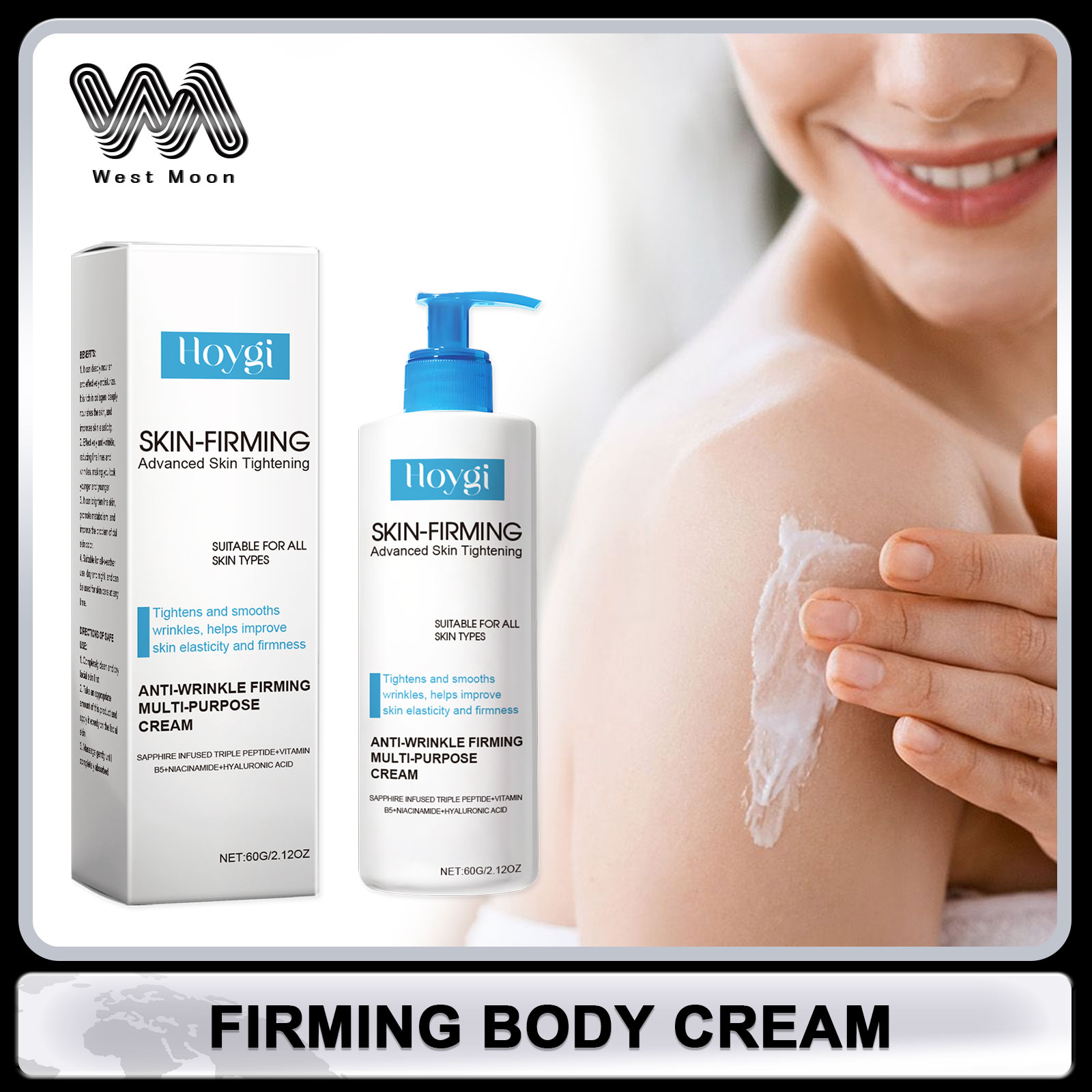Crème raffermissante pour le corps, raffermissante, augmente l'élasticité, améliore l'affaissement, Lotion pour la peau, nourrissante, hydratante, éclaircissante, Lifting, soins pour la peau