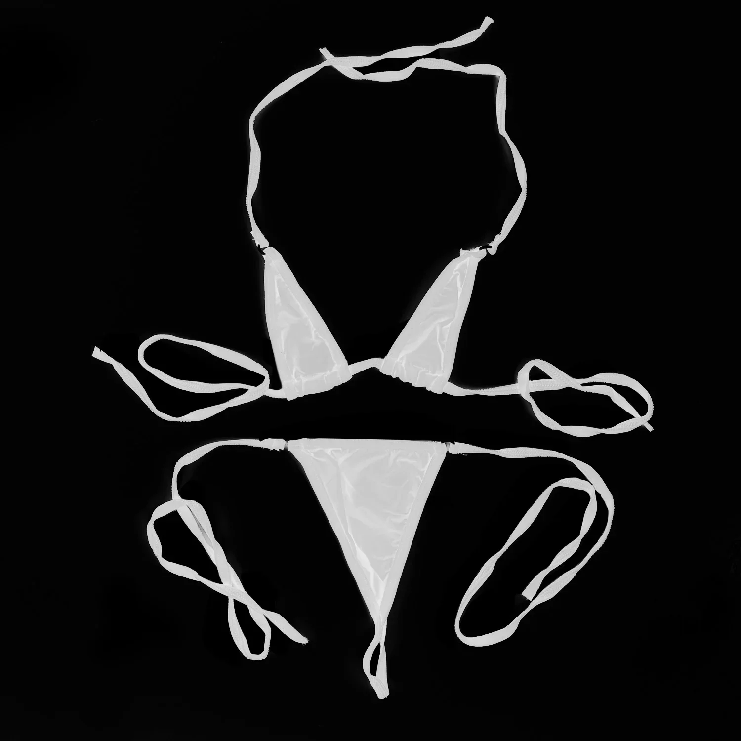 Bikini súper salvaje para mujer, Conjunto de sujetador de Tanga, lencería Sexy para adultos, bragas, traje de baño de perspectiva para estudiantes, gran oferta