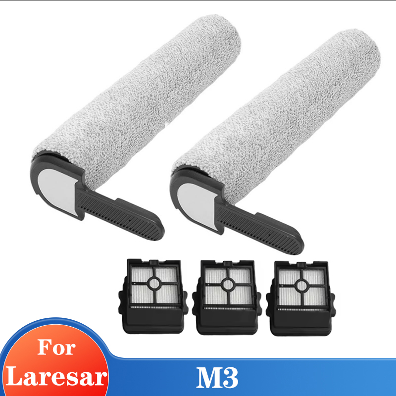 Комплект основной щетки и фильтра для пылесоса Laresar M3 (для сухой и влажной уборки), сменные запчасти для бытовой техники, товары для уборки дома