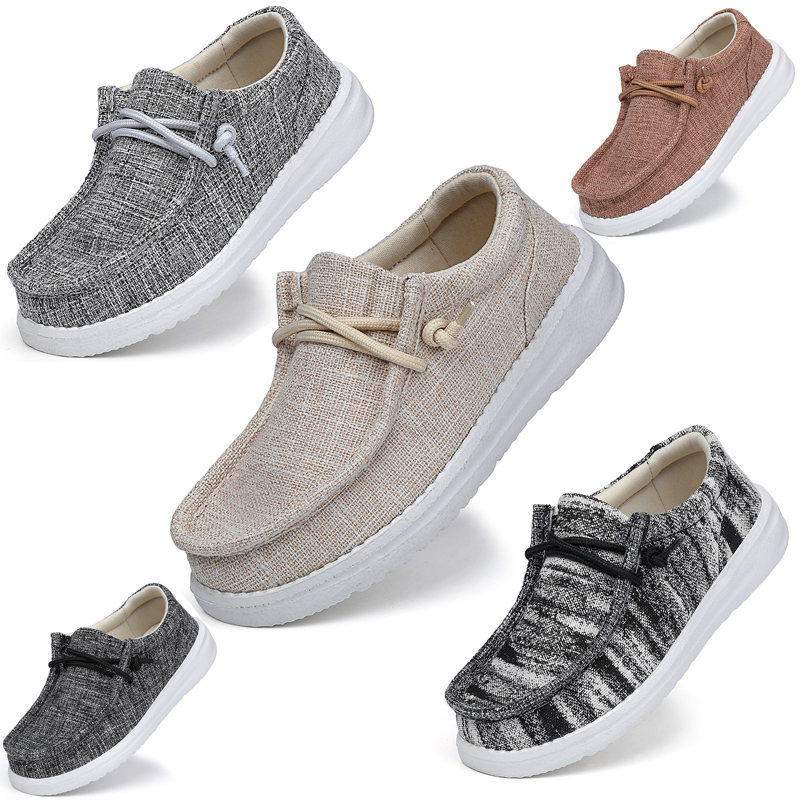 Crianças mocassins sapatos meninos tênis planos crianças sapatos casuais da criança ao ar livre rendas respirável sapatos fundo macio cor sólida