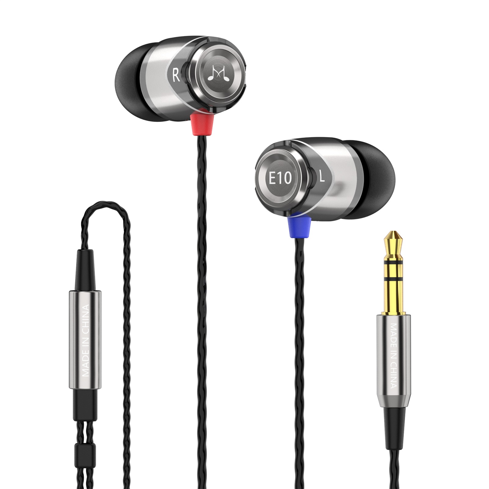 SoundMAGIC E10 słuchawki przewodowe słuchawki douszne douszne potężny bas radio HiFi zatyczki do uszu słuchawki douszne