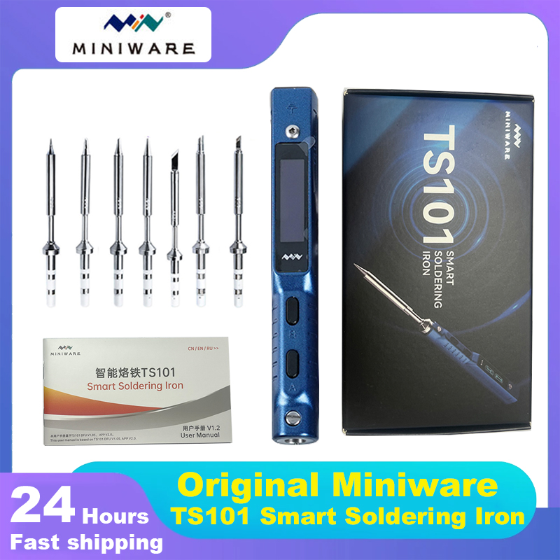 MINIWARE TS101 Cyfrowy wyświetlacz Lutownica elektryczna Duża moc Pióro spawalnicze Ogrzewanie wewnętrzne Zestawy naprawcze do spawania w gospodarstwie domowym