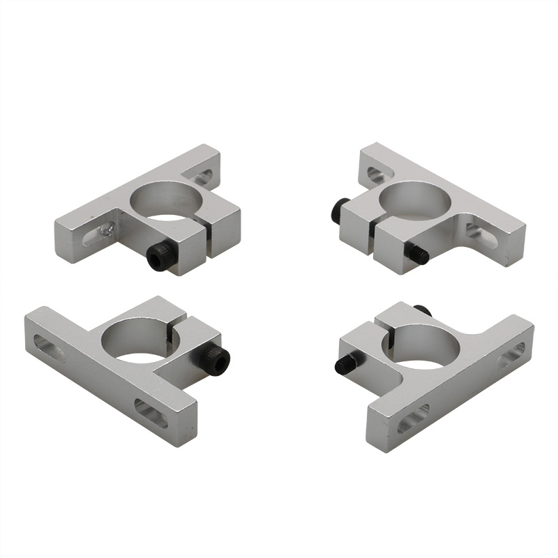Morsetto per tubo a forma di T in lega di alluminio 4 pezzi 12mm/14mm Supporto per clip per tubo in carbonio Supporto per motore Base fissa per parti quadricottero drone RC