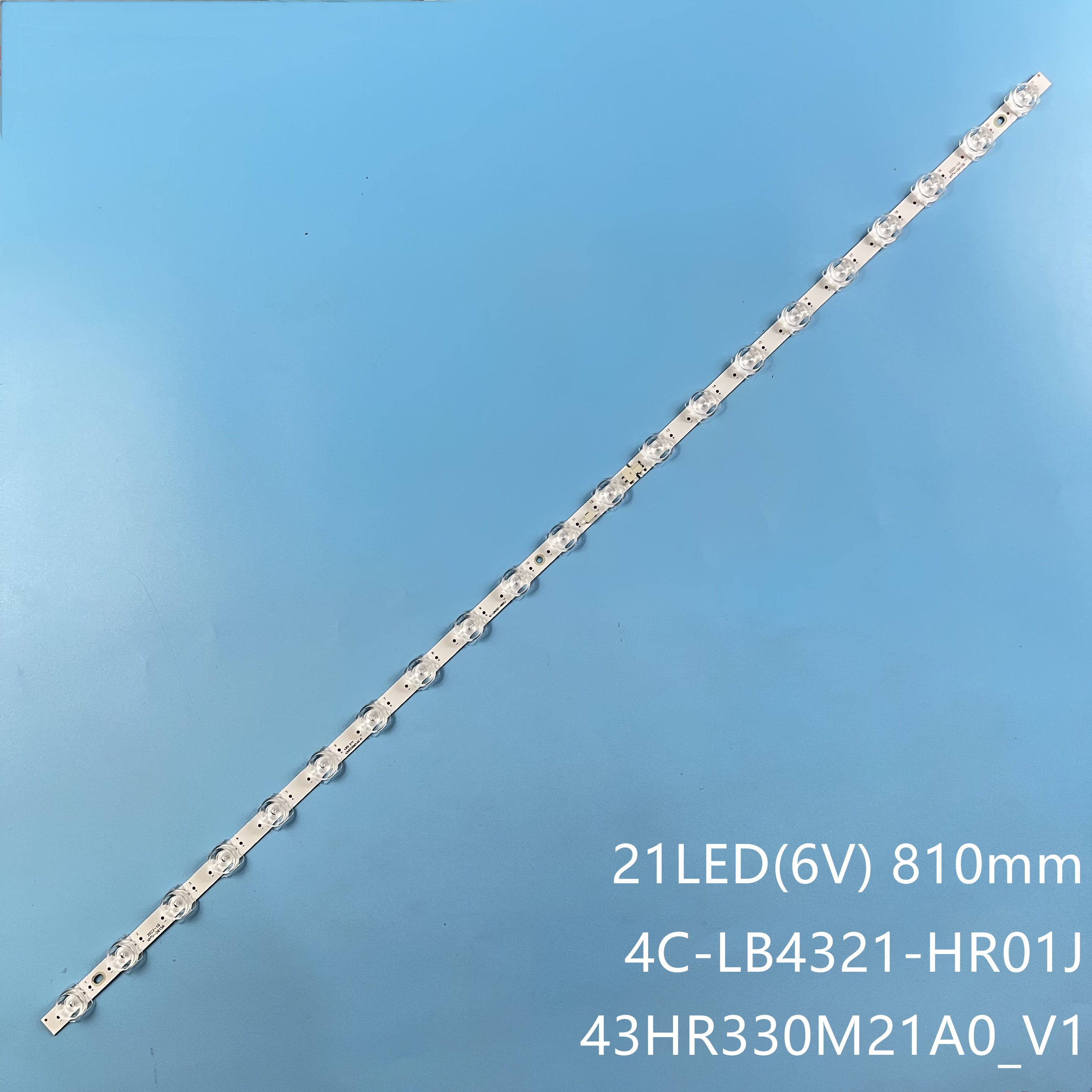 21 LED (6 V) LED-Hintergrundbeleuchtungsstreifen für TCL 43RS520 43R5500 43S435 43F9F 43F8 21*1 43HR330M21A0 V1 4C-LB4321-HR01J 43s615 43p615