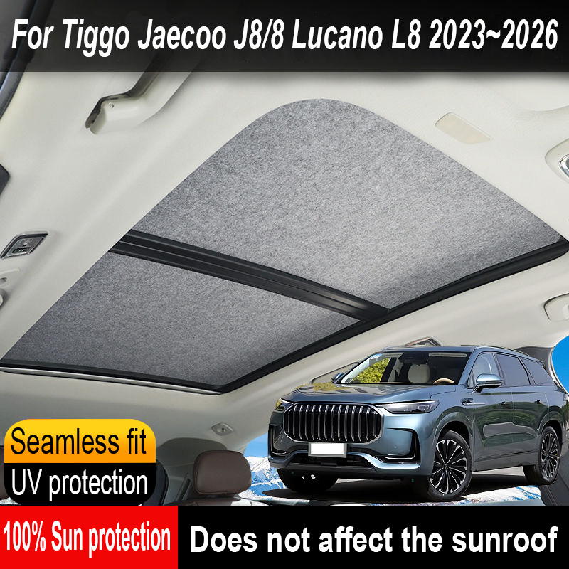 Pare-soleil de toit isolant pour Tiggo Jaecoo J8/8 2023~2026 2025 24, anti-UV, adsorption électrostatique, rideau de toit