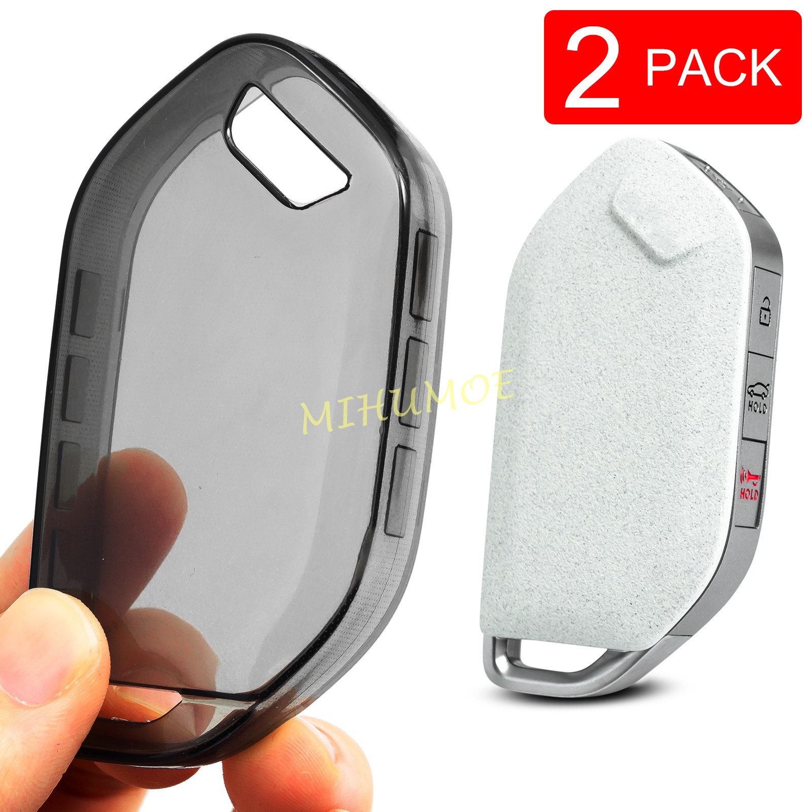Funda transparente para llave remota para Kia Telluride Sorento EV3 EV5 EV9 Picanto K3 K4 K5 Carnival 2025 2026 negro/claro
