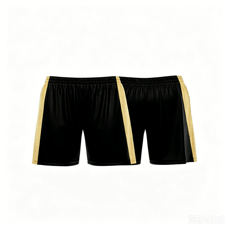 This Is A Customized Beige And Black Beach Shorts Summer Fashion Breathable Short Pants