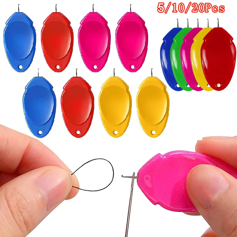 5/10/20Pcs Auto Nadel Einfädler Ältere Guide Nadel Einfädler Einfache Gerät Für DIY Maschine Nähen Nadel arbeit Kreuz-Stich Werkzeug