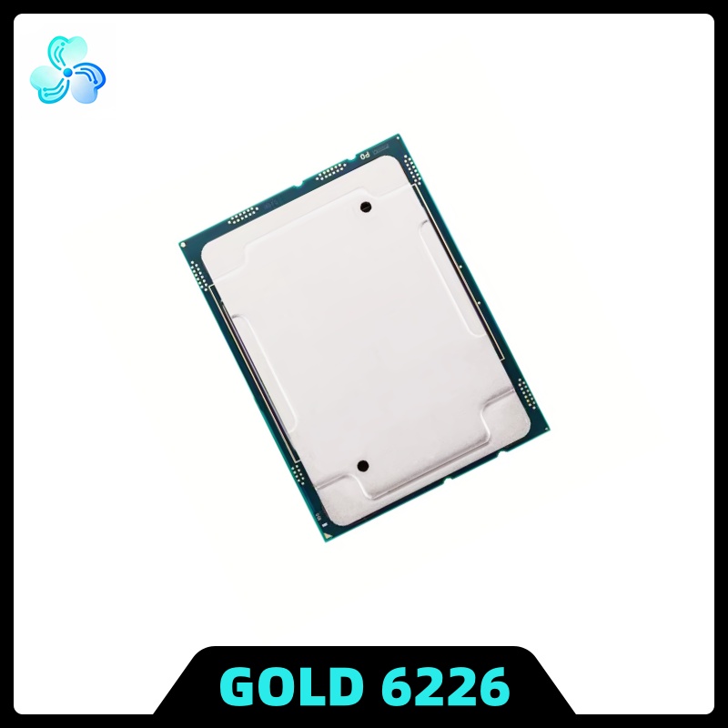 Xeon Gold 6226 CPU SRFPP 2.7GHz 19.25MB 12-Cores 24-Thread 125W LGA3647 CPU Processor for server motherboard GOLD6226
