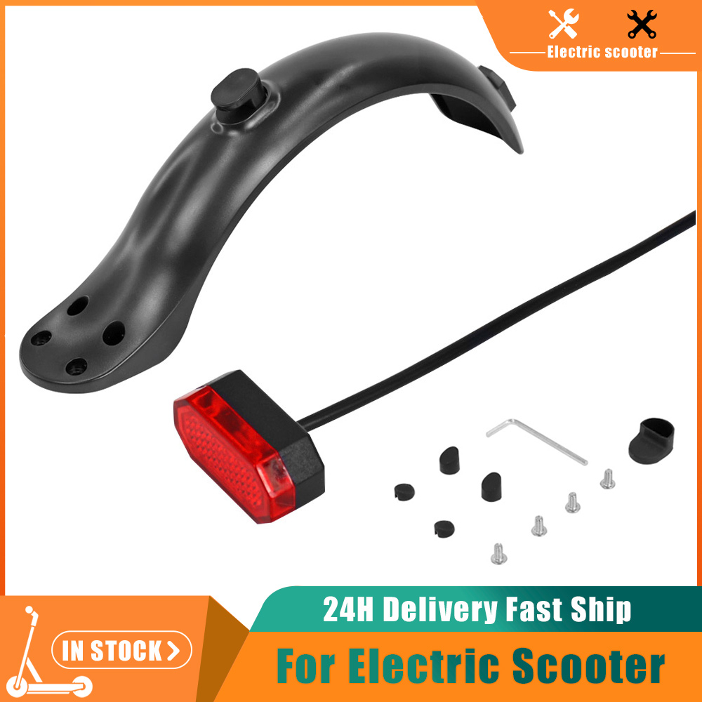 Scooter elétrico para parafuso de quatro furos traseiro fender traseiro paralama 4 parafuso fender luz da cauda parafuso tampa de borracha conjuntos acessórios peças