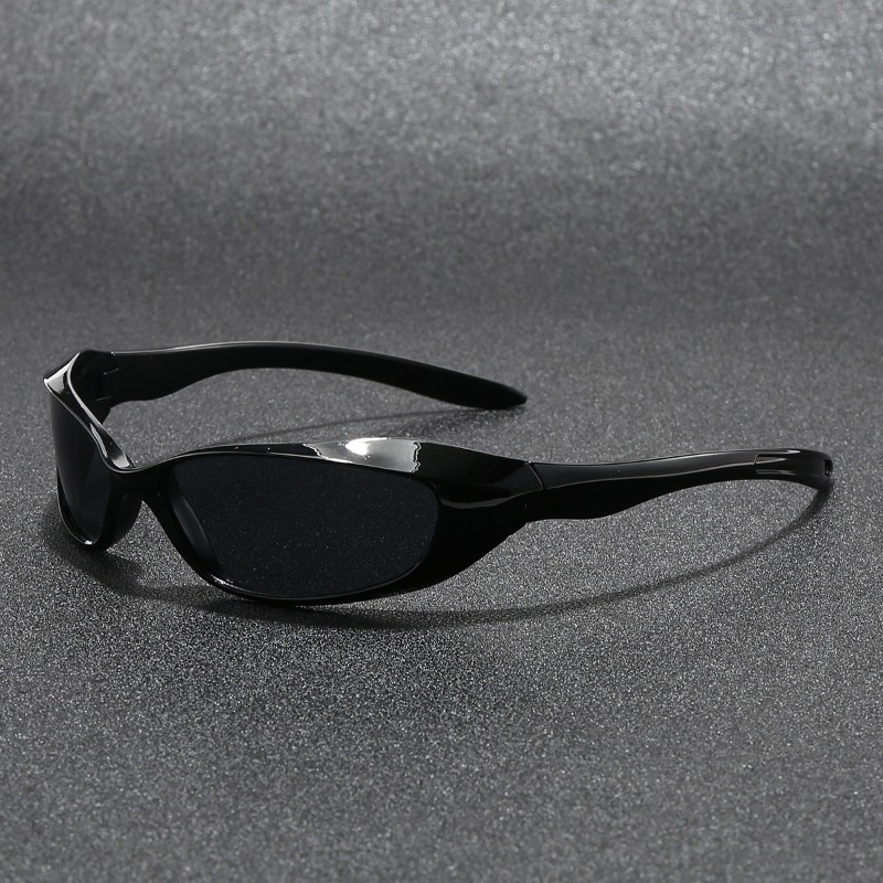 Modische Radsport-Sonnenbrille Retro Sport-Angelbrille für Männer und Frauen Leichte Fahr- und Laufbrille UV400 Sonnenschutz