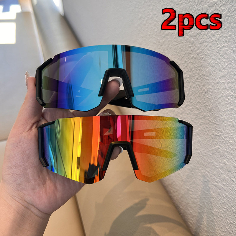 1/2 stuks fietszonnebril dames UV400 zanddichte oogbeschermer zonnebril buitensportbril bescherming anti-straling lens