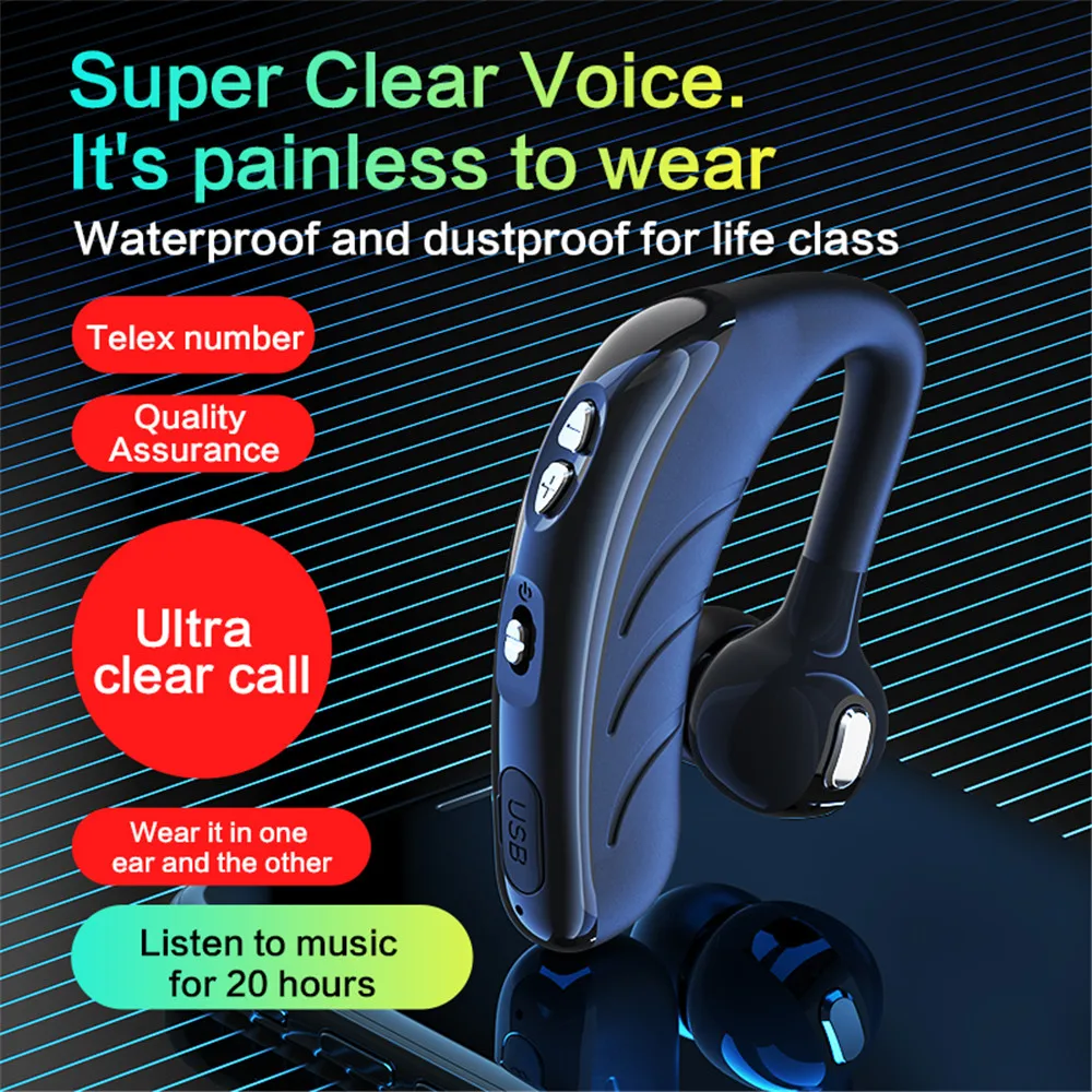 Neue V9 Drahtlose Bluetooth Kopfhörer mit HIFI Stereo HD Mic Freisprecheinrichtung Headset Stereo Kopfhörer Für Samsung iPhone Xiaomi Ohrhörer