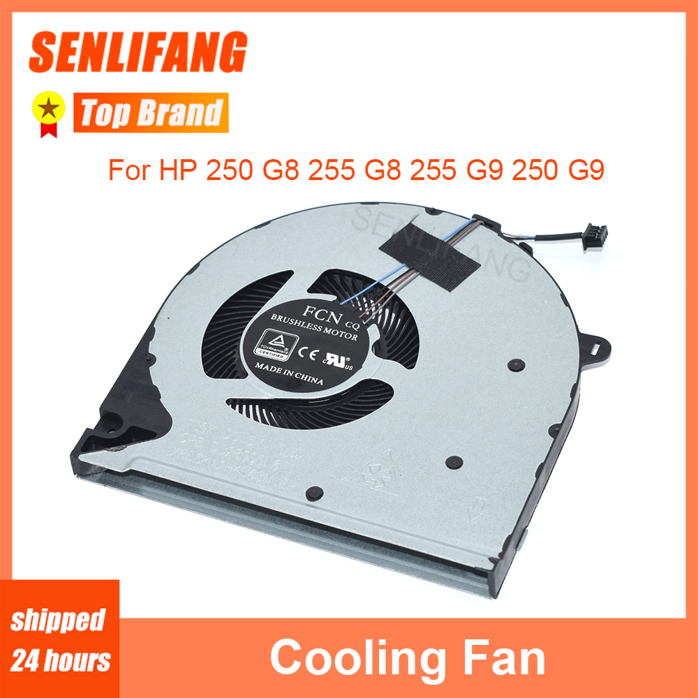 Laptop DC5V kipas pendingin CPU 4-Line L52034-001 baru untuk HP 250 G8 255 G8 255 G9 250 G9 15-DU 15S-DU0002TX 15-DW 15S-DY TPN-C139