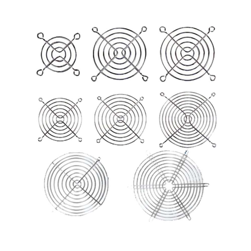 冷却ファンガード,金属グリル,ファン,30mm,40mm,50mm,60mm,70mm,80mm,90mm,120mm