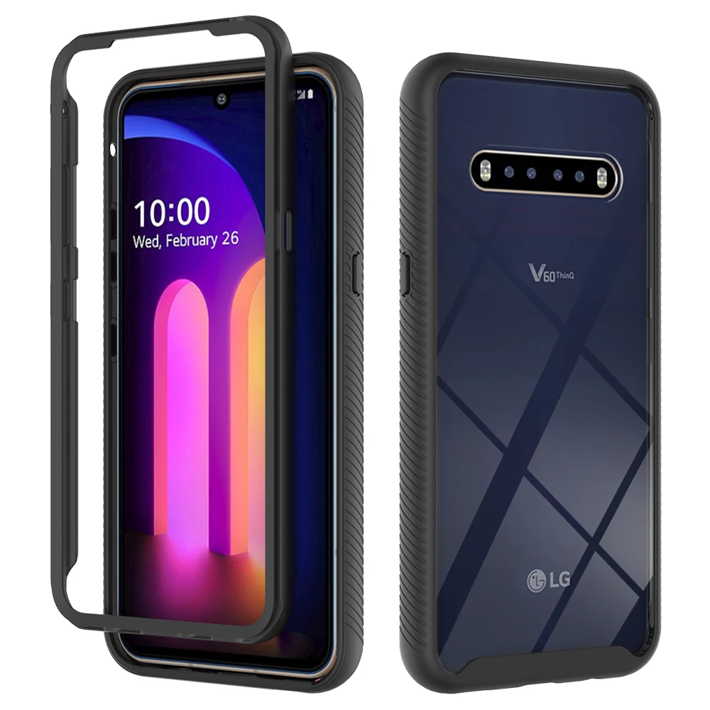 Гибридный ТПУ/ПК чехол Sky для LG V60 ThinQ Fundas Capa двухслойная конструкция ударопрочный кристально чистый чехол для LG V50s ThinQ