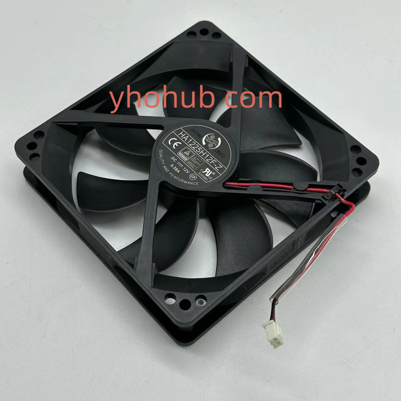 HA1225H12F-Z wentylator chłodzący serwer DC 12V 0.58A 120x120x25mm 2200 obr/min 2-drutu