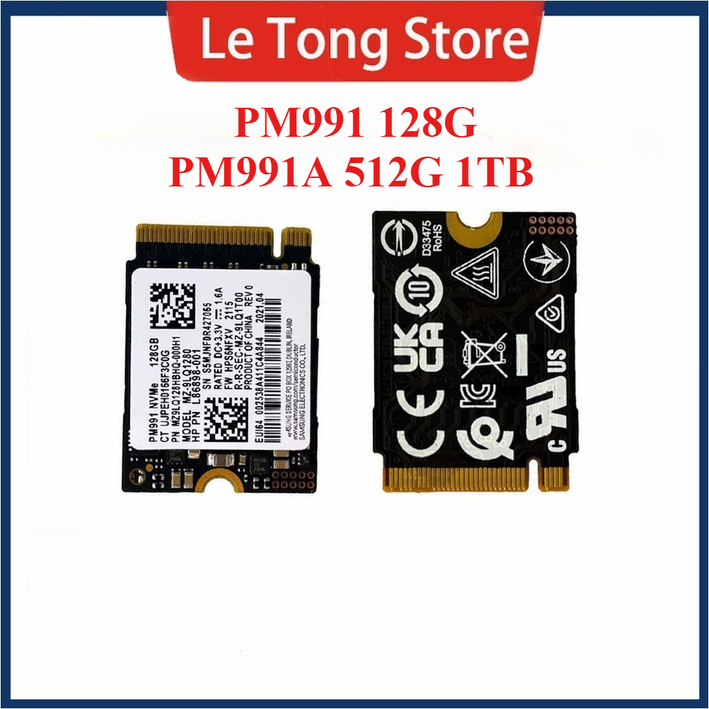 Nouveau pour Samsung SSD PM991 PM991A 128G 512G 1 to SSD 2230 NVME M.2 PCIE pour ordinateur portable ordinateur de bureau steamdeck bricolage carte de caméra