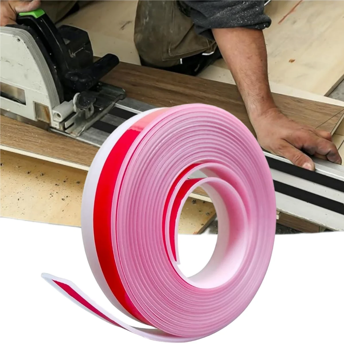 Self-Adhesive Anti-Splinter Guard Strip for Festool Track Saw Guide Rail, Woodworking Cutting Edge Protector Replacement Tape