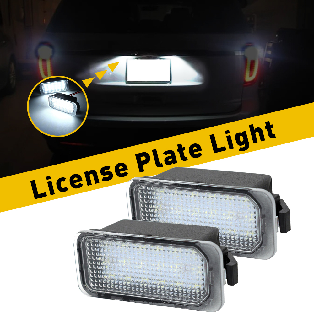 18 Leds Auto Kentekenverlichting Led Lamp Auto Voor Ford Mkii Da3 3d/5d Hatchback Facelift 2008 2009 2010 Canbus Foutloos 2 Stuks