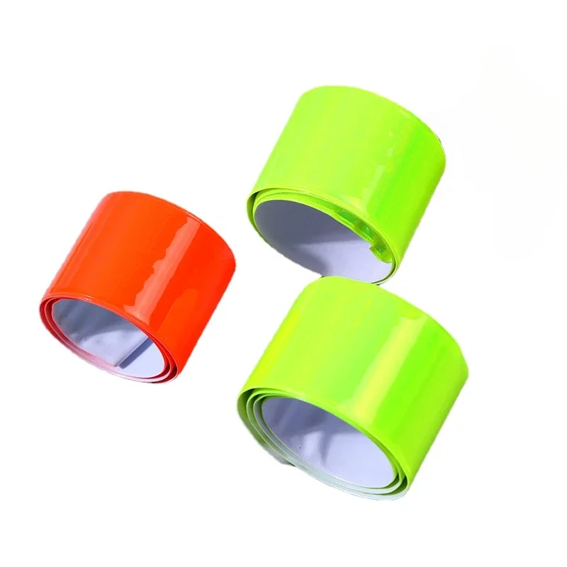 Cinta reflectante para correr, pescar, ciclismo, Material reflectante de advertencia, muñequera de seguridad