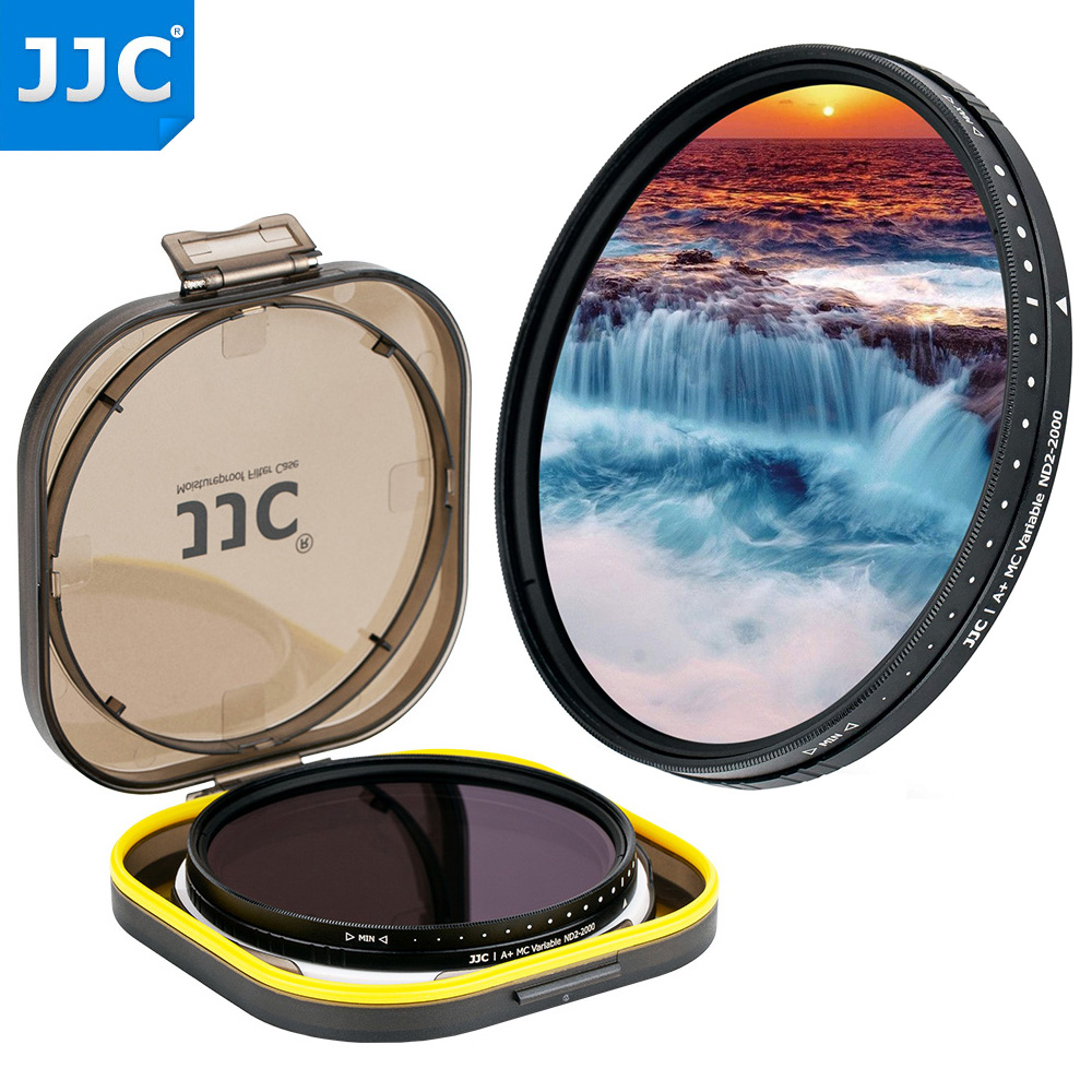 40.5 43 46 49 52 55 58 62 67 72 77 82mm filtre d'objectif ND2 à ND2000 lentille à densité neutre réglable Variable avec étui de filtre