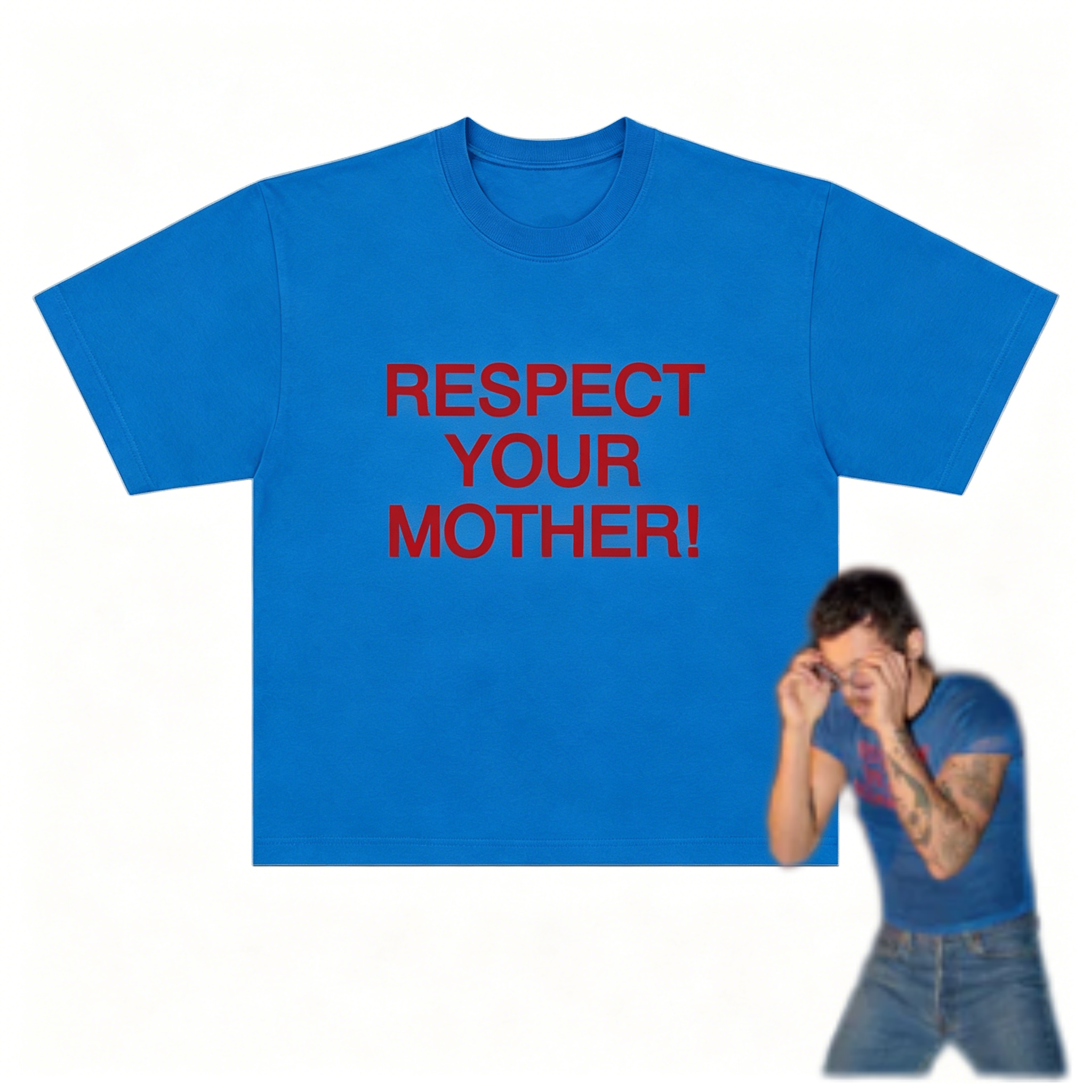 Maglietta Respect Your Mother Baby Harry Styles Together, Together Tour, in cotone, unisex, da uomo e da donna, Y2k, casual, per fan