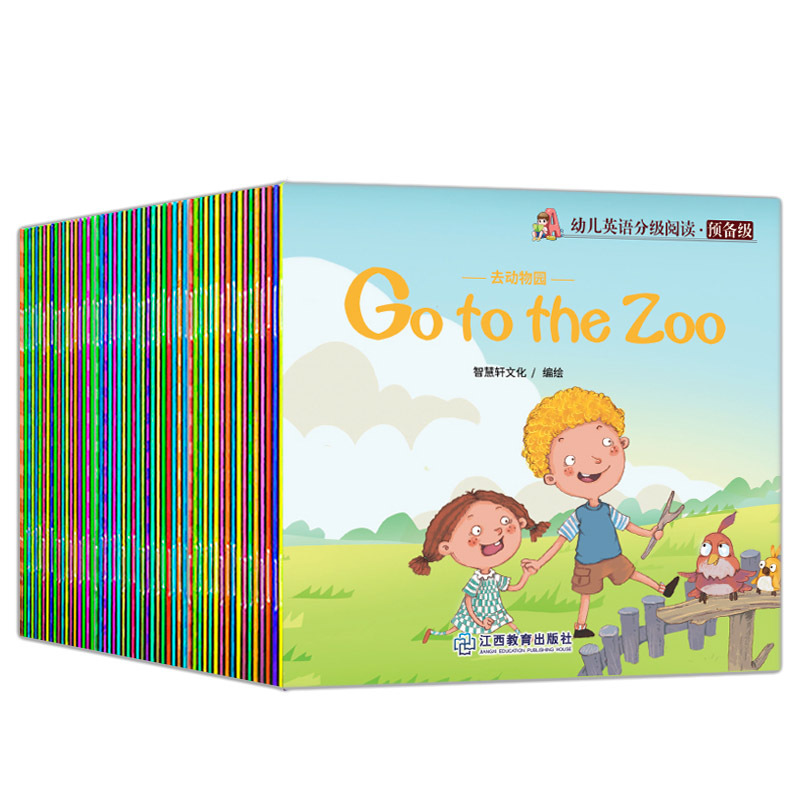 60 stks/set Video Lezen kinderen Engels Vroeg Leren Prentenboek Verhalenboek Verlichting Cognitief Verhaal Verhaaltje voor het slapengaan