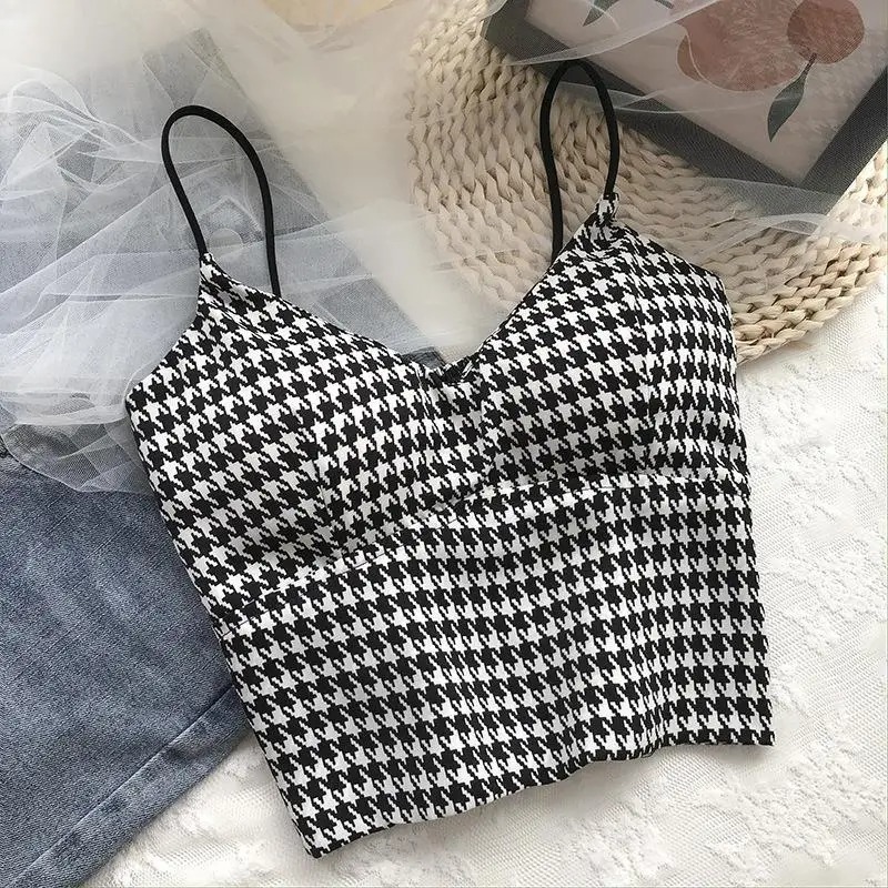Haut court Sexy sans fil pour femmes, Push Up, rembourré, débardeur, Slim, sport, Camisole d'été, nouvelle collection 2023