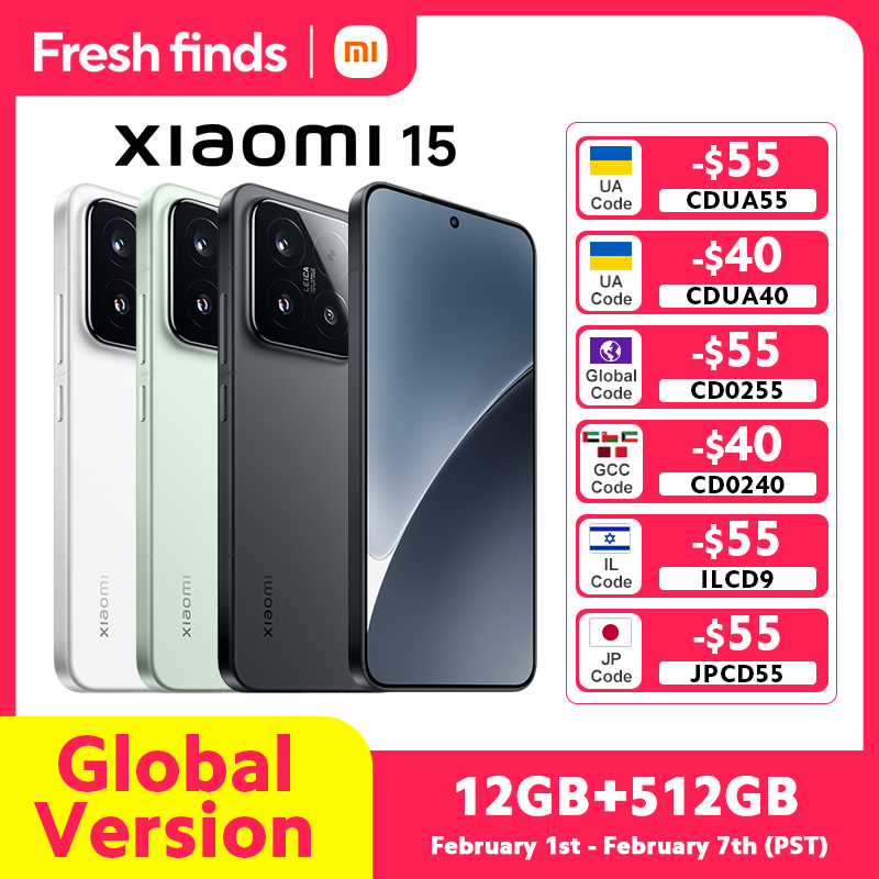 Глобальная версия смартфона Xiaomi 15 256 ГБ/512 ГБ 6,36-дюймовый AMOLED-дисплей 120 Гц Snapdragon ®   8-элитная камера Leica
