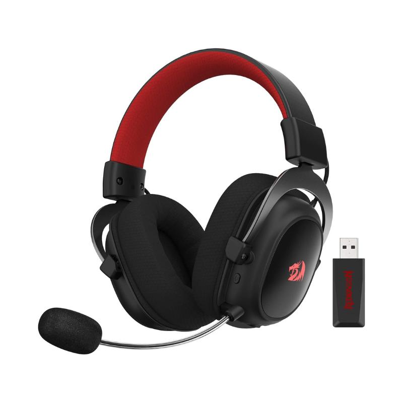 Redragon H510 PRO Zeus-X RGB casque de jeu sans fil 7.1 son Surround 53MM pilotes Audio multi-plateformes casque