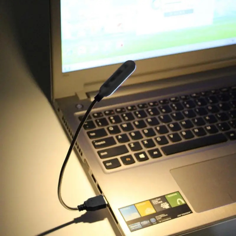 Draagbare Usb Book Light Laptop Toetsenbord Verlichting Leeslamp Power Bank Aangedreven Mini Led Nachtlampje Usb Plug Notebook Lampjes