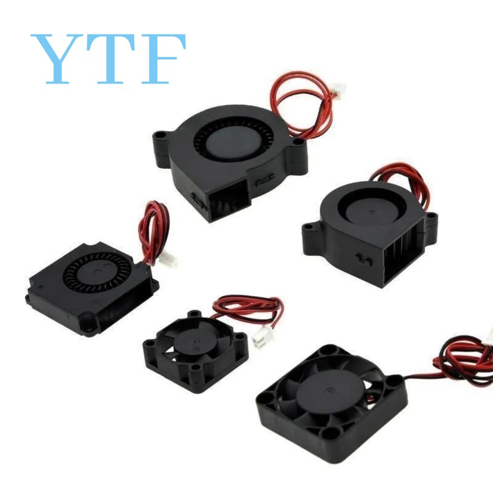 Ventilador de refrigeración para impresora 3D, dispositivo con cable Dupont de 2 pines, CC de 5V, 12V, 24V, múltiples opciones, 3010, 4010mm, 1 unidad