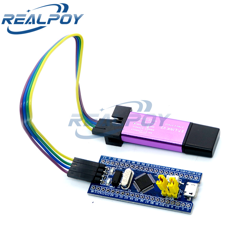 ST-LINK V2 Симулятор загрузки Программатор STM32F103C8T6 STM32F103C6T6 ARM STM32 Минимальная системная плата разработки Micro/Type-C USB