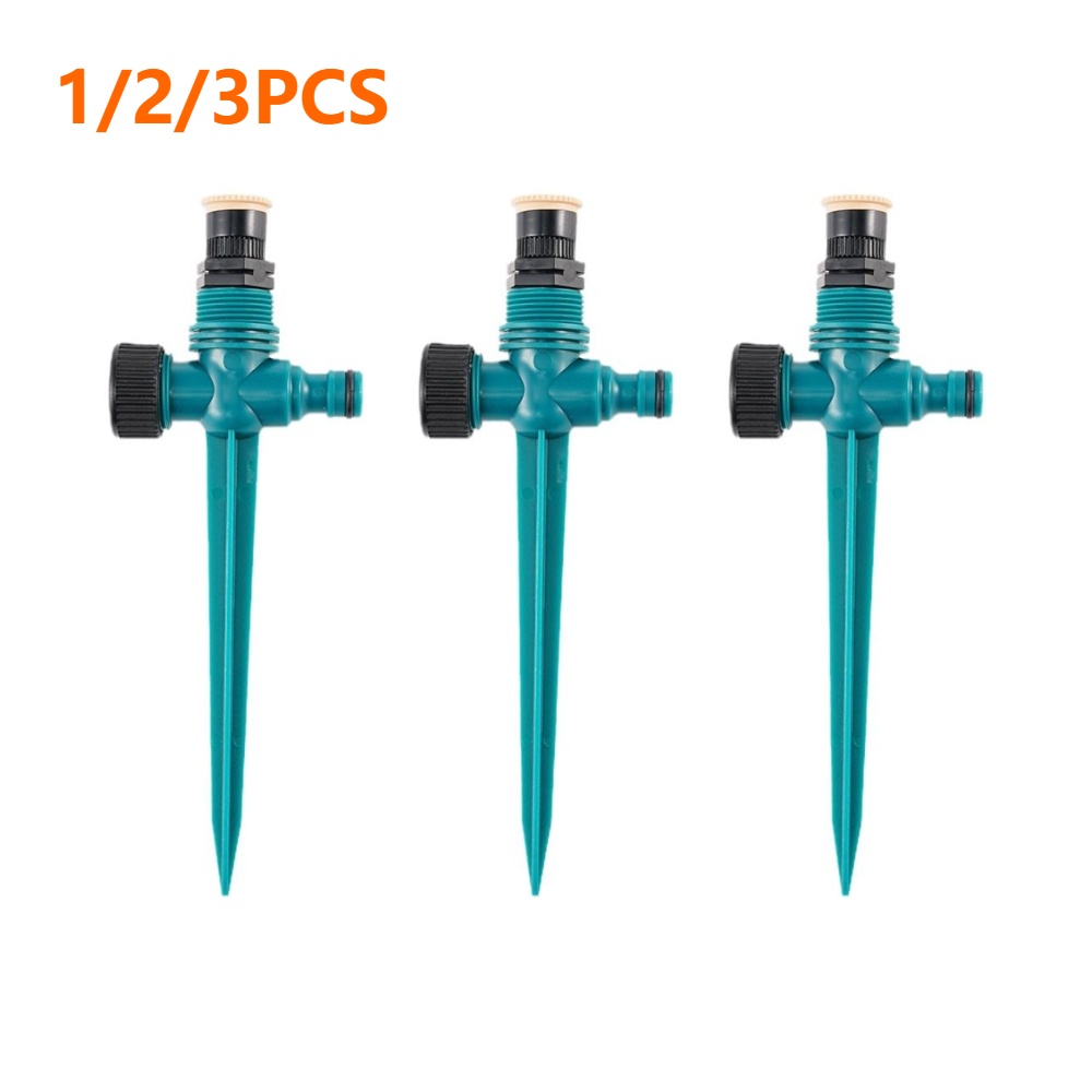 Upgrade Garden Sprinkler 360° Rotation Irrigation Watering System Agriculture Ground Automatic Tube Adjustable Plug Buried Atomi