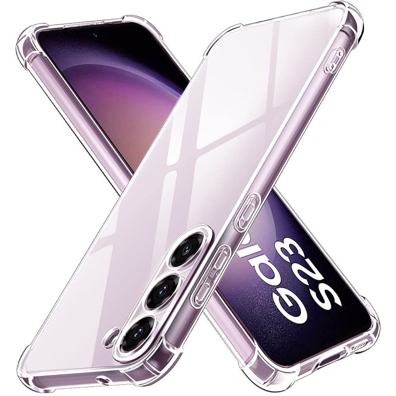 S24 S23 Ultra Custodia Custodie per Samsung S22 S21 FE S20 Plus Nota 20 Ultra Galaxy A53 A54 A52 A13 Trasparente Sottile Della Copertura Posteriore