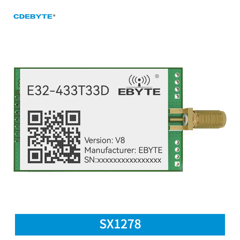 Lora Spread Spectrum Modul 433MHz Ebyte E32-433T33D lange Diskanz 16km 33dBm SMA-K Dip Uart Air-Wake Up Wireless-Modul