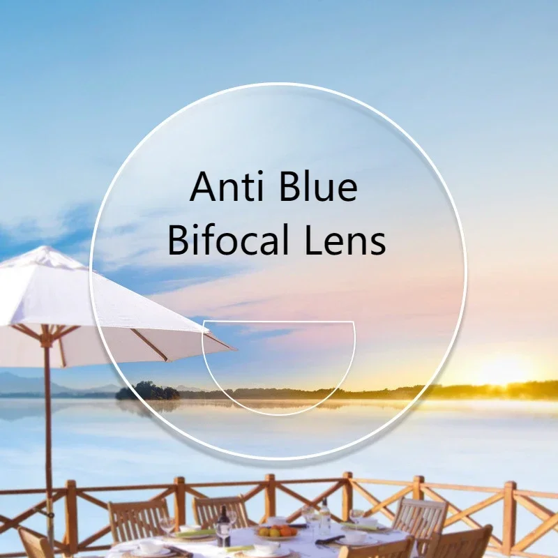 Lunettes de Prescription bifocales CR39, verres optiques 1.56/1.61/1.67/1.74, lentilles de Prescription professionnelles personnalisées
