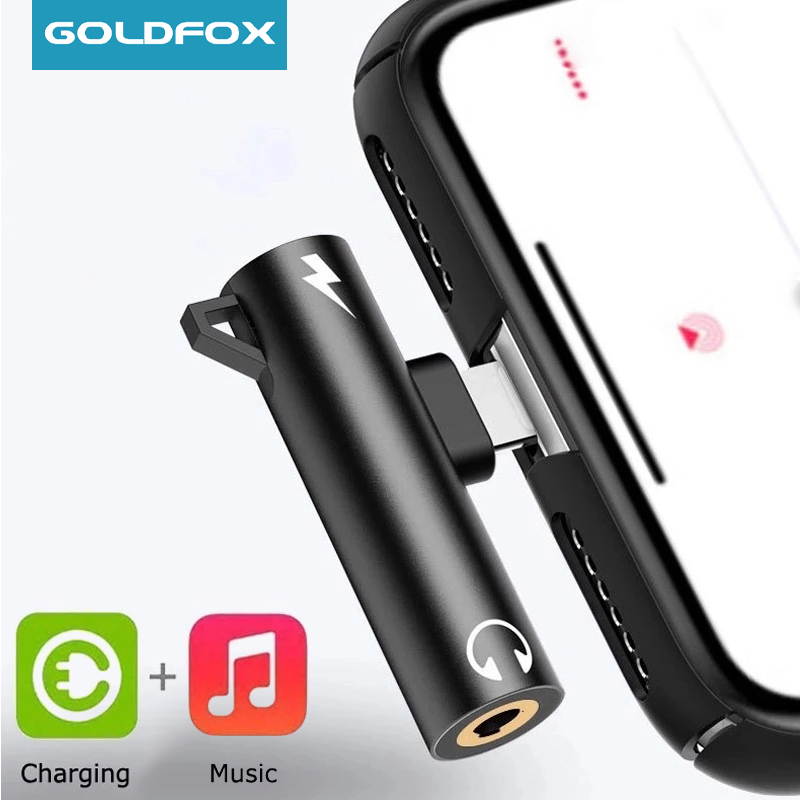 Rozgałęźnik adaptera 2 w 1 do iPhone 14 13 12 11 X do oświetlenia do słuchawek audio 3,5 mm z gniazdem ładującym Złącze kabla AUX do słuchawek